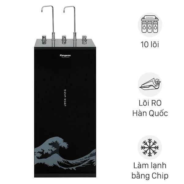 Máy Lọc Nước RO Nóng Nguội Lạnh Hydrogen Kangaroo KG10A12 | Tủ Đứng 10 Lõi